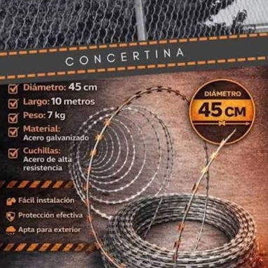 Rollo de Concertina para la protección de muros - 2/3