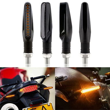 Universo LED con las mejores ofertas / Neblineros borde único 5 funciones / Tipo bala morados / Indicadores secuenciales - Img 119185873