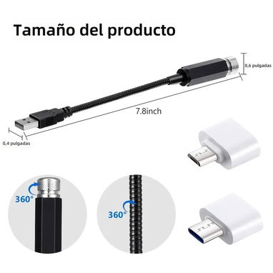 LUZ DE ATMÓSFERA PARA SALÓN DE AUTO, CAMIÓN, GUAGUA,ETC de patrón. LUZ LASER DE TECHO - 2/4