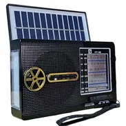 Radio FM Retro, Bluetooth,USB, Micro SD+Linterna+ Panel solar - Img 56318604