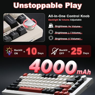 ⌨️Teclado Gaming Mecánico Mikiby Y75 - Img 125590784