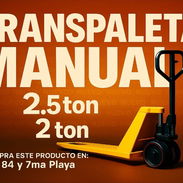 ‼️Carretilla almacen, transpaleta manual en venta AHORA‼️ - Img 52727845