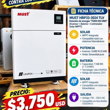 Sistema Solar Must 2 en 1 💢 - 2/2