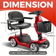 Silla de ruedas eléctrica tipo scooter nueva en su caja, también aceptamos zelle - Img 56482014