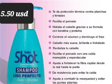 Sprey termoprotector.tratamientos de dos fases.shampoo vitacolor.dhampoo liso perfecto.shampoo rizos definidos - Img 66584203