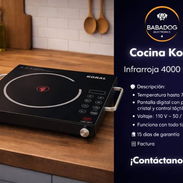 Cocina Infrarroja Koral 4000 watts - Img 56026336