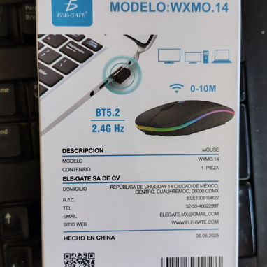 Mause inalámbrico RGB de batería integrada NUEVOS - Img 120487337