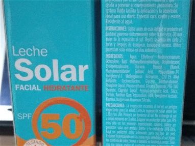 Protector solar facial hidratante  de 50, resistente al agua - Img main-image