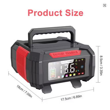 Cargador de batería completamente automático de 12V/15A-24V/8A, pantalla garande. (GEL, AGM, LiFePO4) Nuevo! Sellado! - Img 118921450
