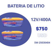 ⭕️ Batería de Litio 12V/400A - Img 55661545