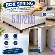 🎀💢BOX SPRIN  EN TODAS LAS MEDIDAS CON ENVÍO GRATIS. - Img 58014309