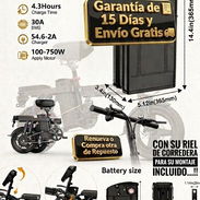 ¡Potencia tu viaje con esta increíble batería de LITIO con una potencia de 48V y 15.6Ah y más de 1000 ciclos de Carga.‼️ - Img 56810250