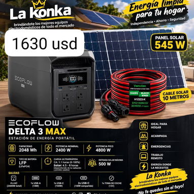 combos disponibles de ecoflow paneles,y cables también - 6/6