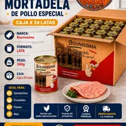 🍗 CAJA🍗 CON 24 LATAS DE JAMONADA ( 340g ) DE POLLO ESPECIAL. ENTREGA GRATIS CON FACTURA Y GARANTÍA. 📲 54833699 - Img 57068699
