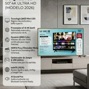 Smart TV LG 50 Pulgadas QNED 4K 2026 • $600 USD • Transporte Incluido • Con Garantía y Factura • Colores 100% Reales y M - Img 57918950