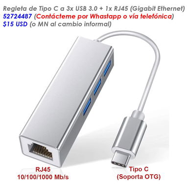 Hubs (regletas) y Adaptadores USB a varias salidas - Img 103435223