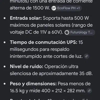 Venta de batería ecoflow delta 3 1500 y batería extra - 3/5