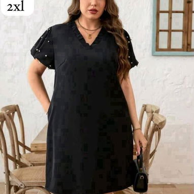 Vestidos de verano tallas grandes, XL, 1XL, 2XL variedad de colores y modelos. Casual, elegante, floral - 5/6