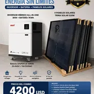 Combo ❗ Inversor all in one 3kw con 7 kw+ 4 paneles trina solar de 520 w - Img 57082633