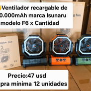 ventilador recargable f6 x cantidad. compra mínima 12 unidades. ElectroHogar2 - Img 56948826