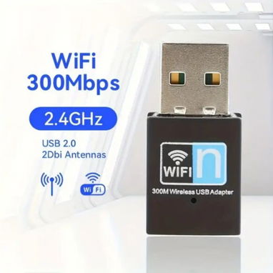 📡 Adaptador WiFi USB – 300Mbps | Plug & Play - Img 102144703