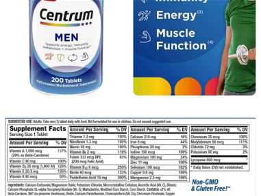 Multivitaminas CENTRUM 200 tab para hombres ,mujeres y adultos mayores de 50 años pomos sellados 55163673 - Img main-image