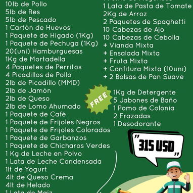 SÚPER COMBOS DE COMIDA. - 8/10