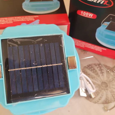 💡 LÁMPARAS RECARGABLES 100 W  CON 3 NIVELES DE ILUMINACIÓN 💡  🔆LUZ BLANCA  🔋BATERÍAS DE LITIO ‼️AUTONOMÍA  6 a 8 H - Img 116574487