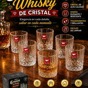 Set de 6 vasos de wisky en 8 USD - Img 57249401