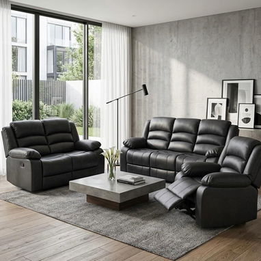 JUEGOS DE MUEBLES RECLINABLES, SOFAS EMPACADOS AL VACIO"' - Img 125181115
