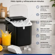 🧊 Máquina de hielo portátil y compacta con mensajería incluida - Img 56857973