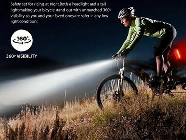 ✨📦✨Juego de luces para bicicleta ultra brillantes✨📦✨ - Img 60375728