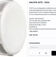 MikroTik SXT5 – 5GHz sellado en su caja nuevo 0km con garantia 30 dias x escrito somos tienda fisica. 54741004 - Img 50602957