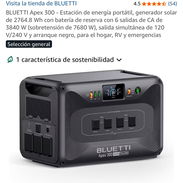 Estación de energía eléctrica Bluetti apex300 110/220v 2764.8wh 3480w pico 7680w $2520 - Img 51883604