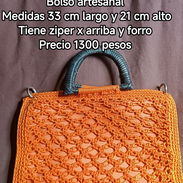 Bolso artesanal de mano - Img 50606976