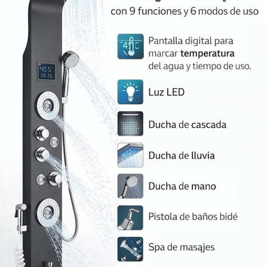Duchas de empotrado, Duchas de hidromasaje - 4/4