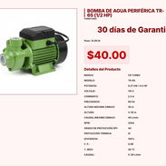 Sello mecánico de calidad para Bomba de agua periférica TR-65 pro VPT#-0050 - Img 55425085