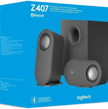 Bocinas Logitech Z407  con subwoofer,potencia máxima de 80 W,Bluetooth  y control inalámbrico🕹🎵53478532 - Img 68282123