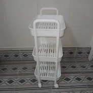 Carrito Organizador Blanco con Ruedas 3 Niveles - Img 54977535