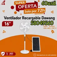 Ventilador recargable Dawang 16" - Img 56292516