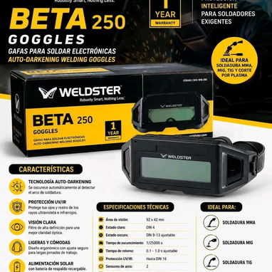 Máquina y gafas de soldar - 2/2