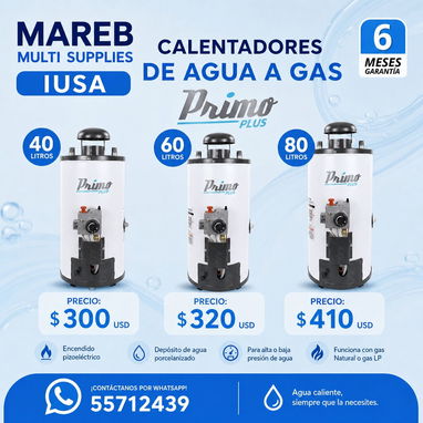 Calentador de gas Primo Plus - 3/3