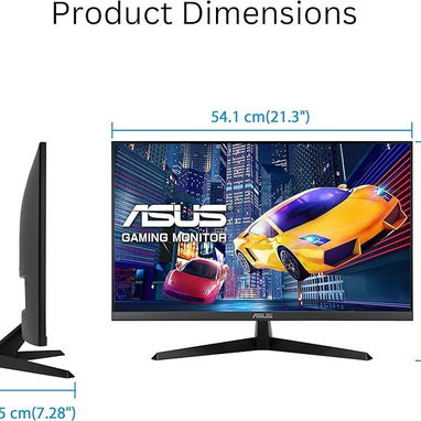 Monitor para juegos ASUS de 24 pulgadas y 120 Hz (VY249HGR): 1080p (Full HD), IPS, 120 Hz, 1 ms, sincronizaci贸鈽庯笍52815418 - Img 107234320