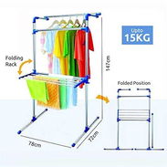 Tendedero Multifuncional Plegable de ACERO INOXIDABLE COMPUESTO - Img 57658839