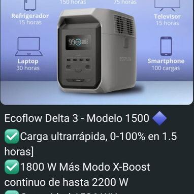 Ecoflow, Bluetti, inversores Must, Todo en uno - Img 122665848