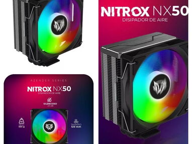 Disipador para CPU Nitrox NX50+ 4 Tubos+1 Ventilador 120 mm FRGB I Balam Rush - Img main-image