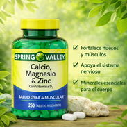 Calcio +Magnesio+Zinc de 250 tabletas precio 15$ - Img 55857120
