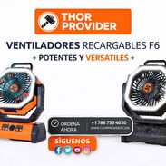 Ventilador Recargable F6 20000mAh con Linterna LED y Control Remoto | ThorProvider.com - Img 50815908