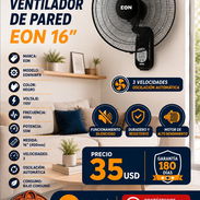 🍃DE PARED 🍃 VENTILIDOR EON DE PARED. ENTREGA GRATIS CON FACTURA Y GARANTÍA. 📲 54833699 - Img 57068545