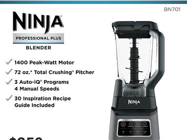 Batidora ninja BN701 profesional blender con Auto IQ - Img main-image-45220464
